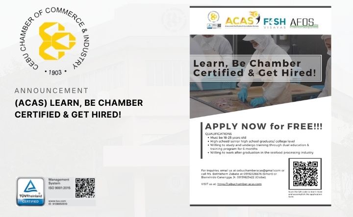 (ACAS) Learn, Be Chamber Certified & Get Hired!