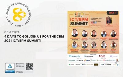 4 DAYS TO GO! JOIN US FOR THE CBM 2021 ICT/BPM SUMMIT!