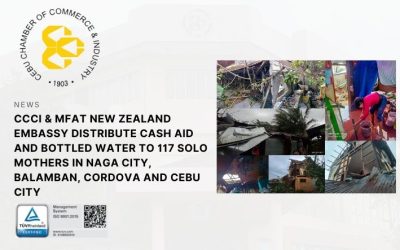 CCCI & MFAT New Zealand Embassy distribute Cash Aid and Bottled Water to 117 Solo Mothers in Naga City, Balamban, Cordova and Cebu City