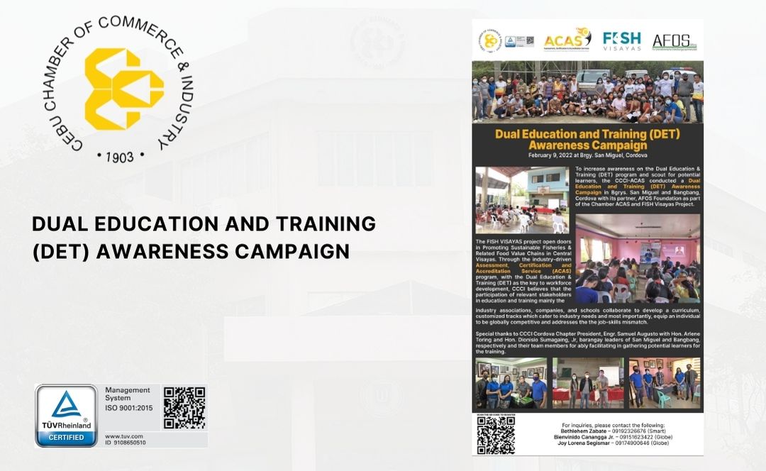 Dual Education and Training (DET) Awareness Campaign