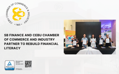 SB FINANCE AND CEBU CHAMBER OF COMMERCE AND INDUSTRY PARTNER TO REBUILD FINANCIAL LITERACY