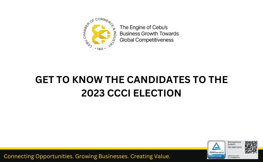 GET TO KNOW THE CANDIDATES TO THE 2023 CCCI ELECTION: TRADE SECTOR