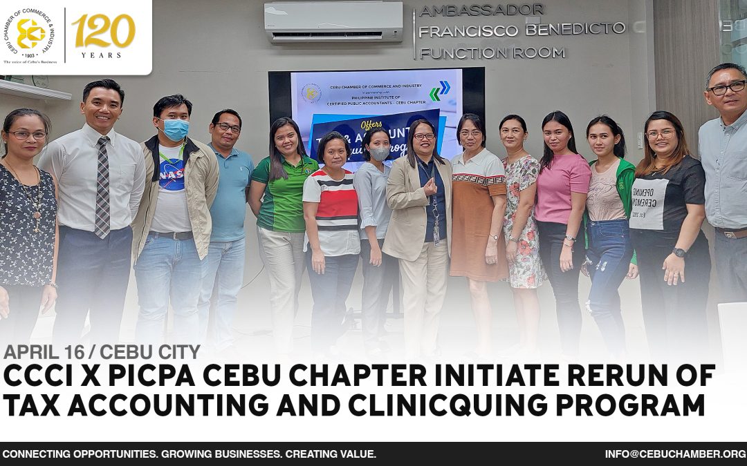 CCCI X PICPA Cebu Chapter initiate rerun of Tax Accounting and Clinicquing Program