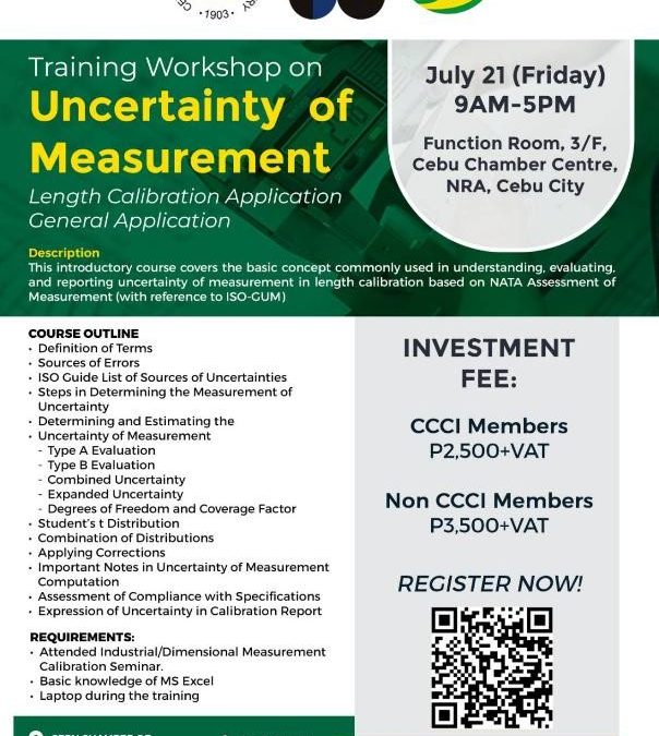 Training Workshop: Uncertainty of Measurement- Length Calibration Application