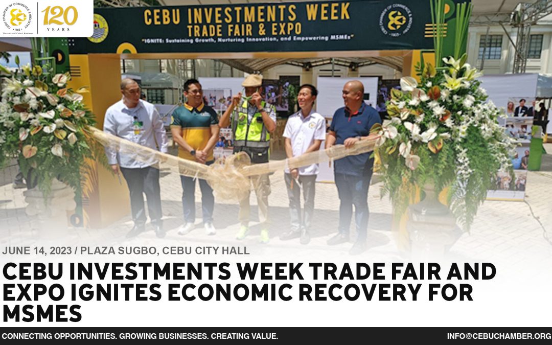 Cebu Investments Week Trade Fair and Expo Ignites Economic Recovery for MSMEs