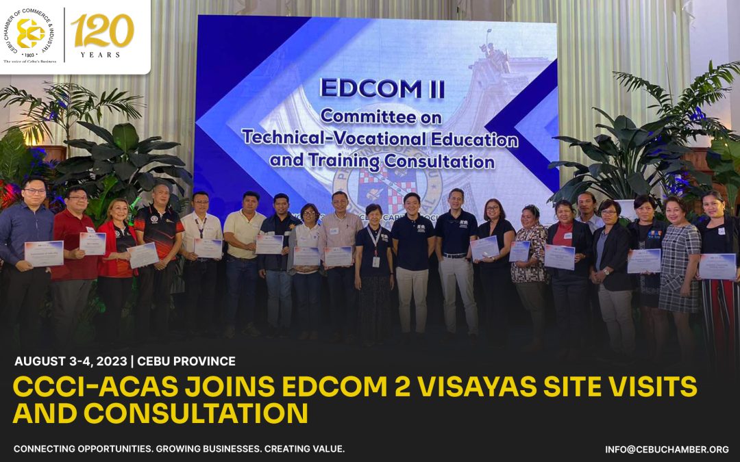 CCCI-ACAS joins EDCOM 2 Visayas Site Visits and Consultation