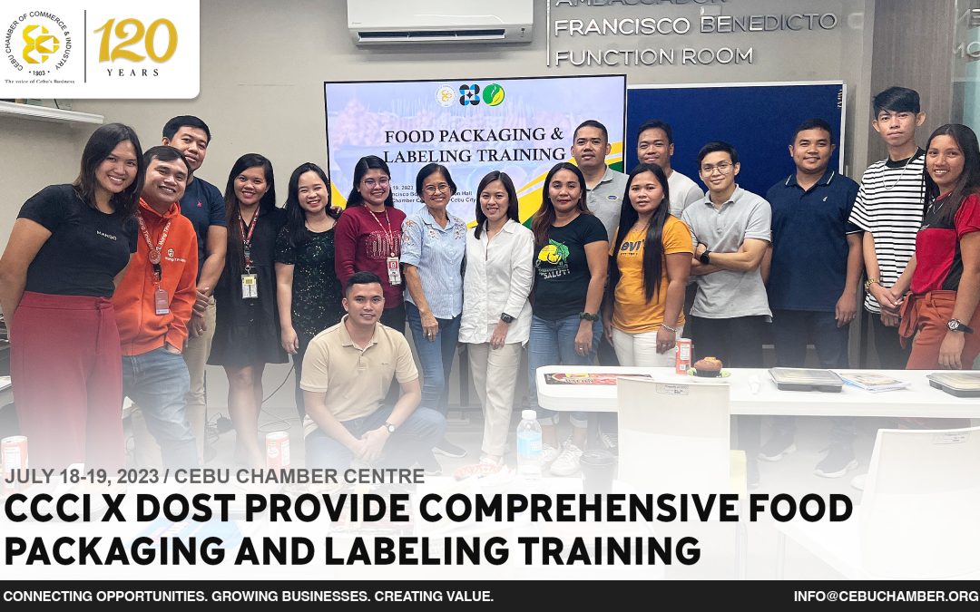 CCCI X DOST provide Comprehensive Food Packaging and Labeling Training