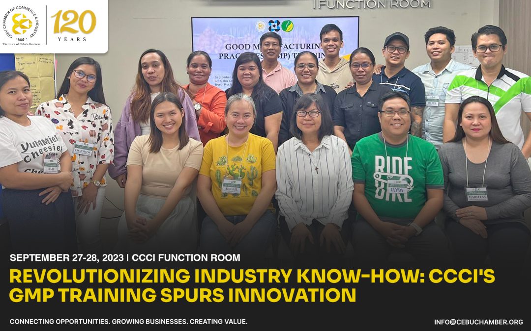 Revolutionizing Industry Know-How: CCCI’s GMP Training Spurs Innovation