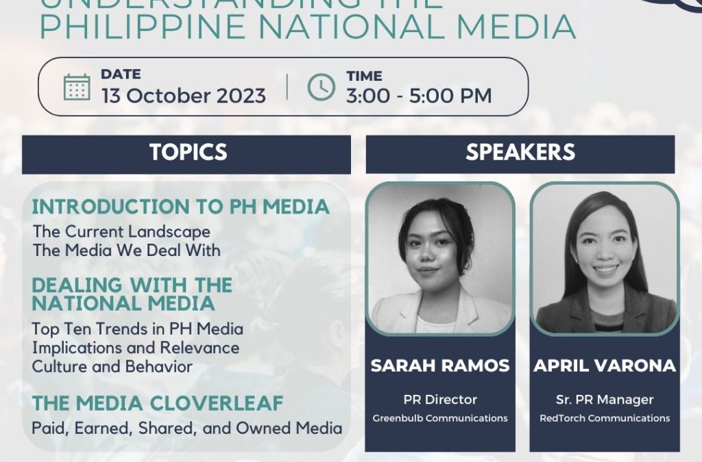 Public Relations: Understanding the Philippine National Media
