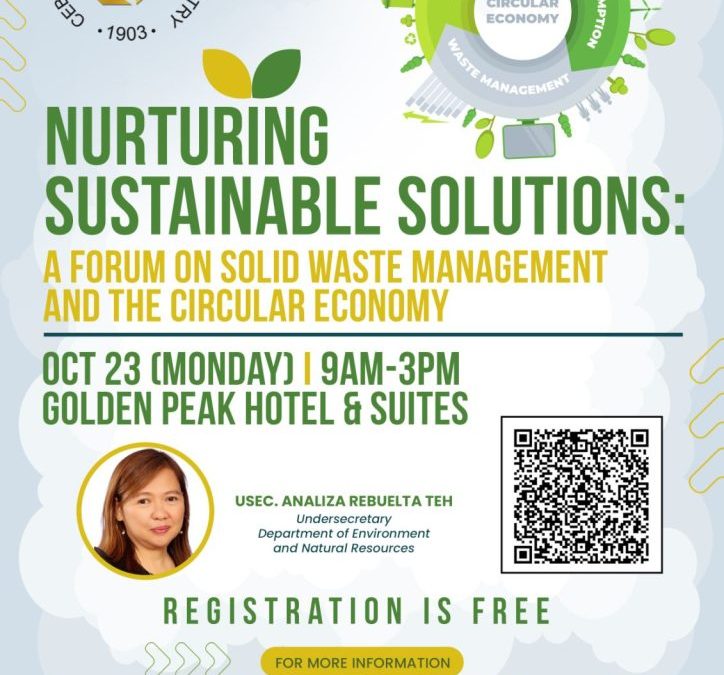 Nurturing Sustainable Solutions: A Forum on Solid Waste Management and the Circular Economy