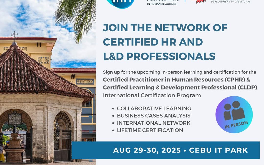 Limited Time Offer | Exclusive ₱5,000 Discount for Your Members – International HR Certifications in Cebu