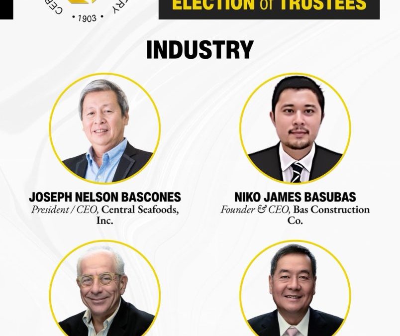 Cebu Chamber of Commerce and Industry Announces Official Slate for 2026 Board of Trustees Elections
